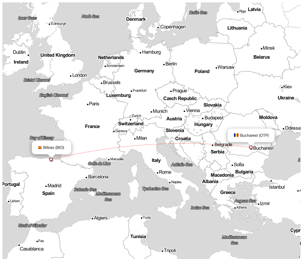 Flight map for BIO-OTP