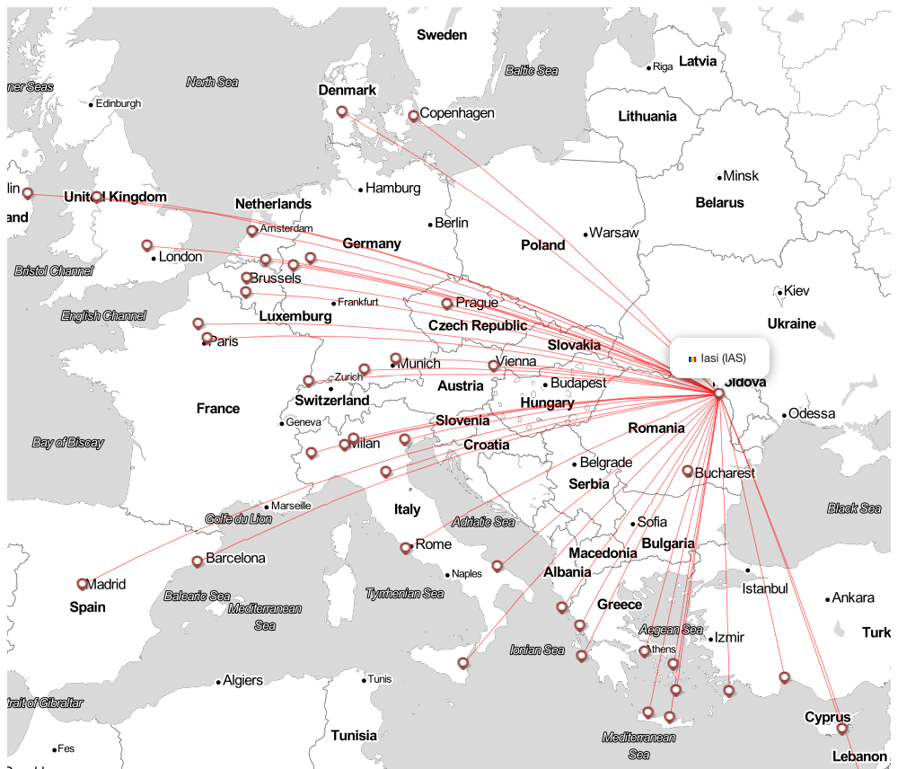 Flight map for IAS